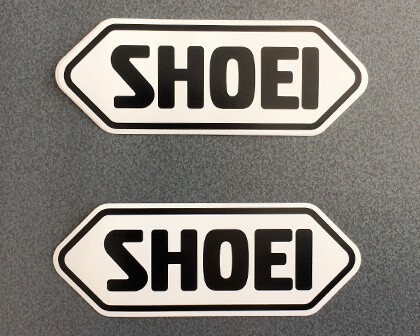 SHOEI logo stickers